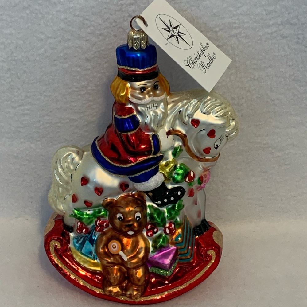 Christopher Radko Rocking Cracker Ornament - Picture 3 of 12